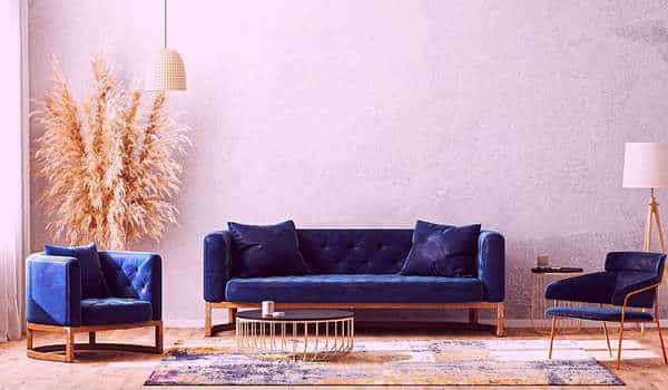 Best Blue Leather Sofa Living Room Ideas
