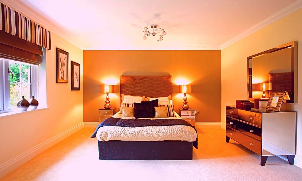 Decorations Idea For A Humble Gold Bedroom