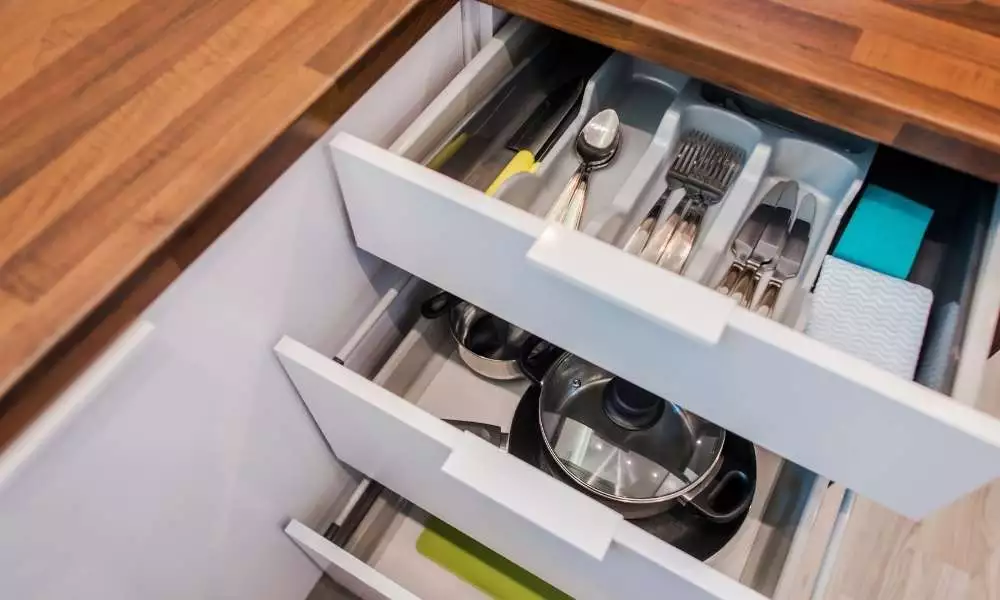 Install a pull-out rack within a cabinet