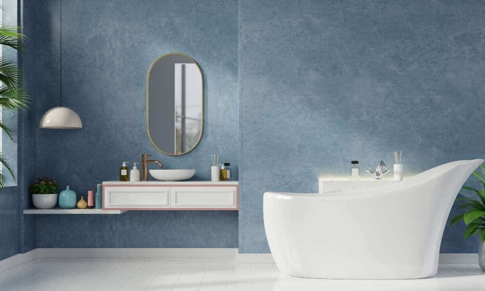 Blue Bathroom Wall Decor Ideas