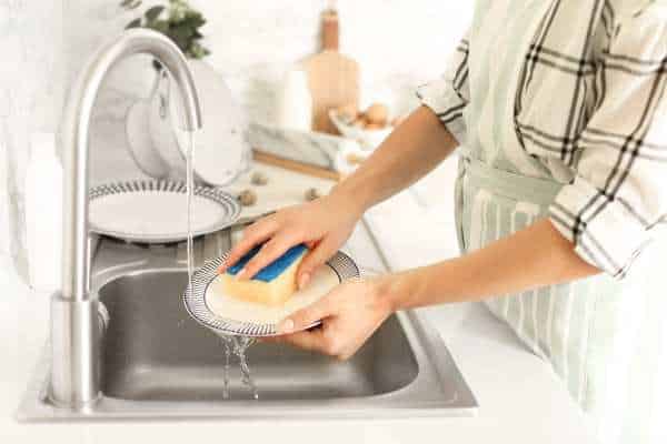 Steps to Clean the Sink and Countertop